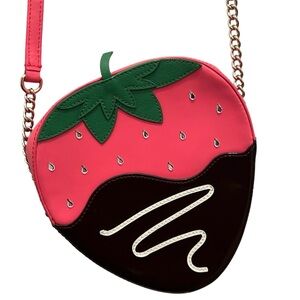 KATE SPADE CHOCOLATE COVERED STRAWBERRY CROSSBODY BAG